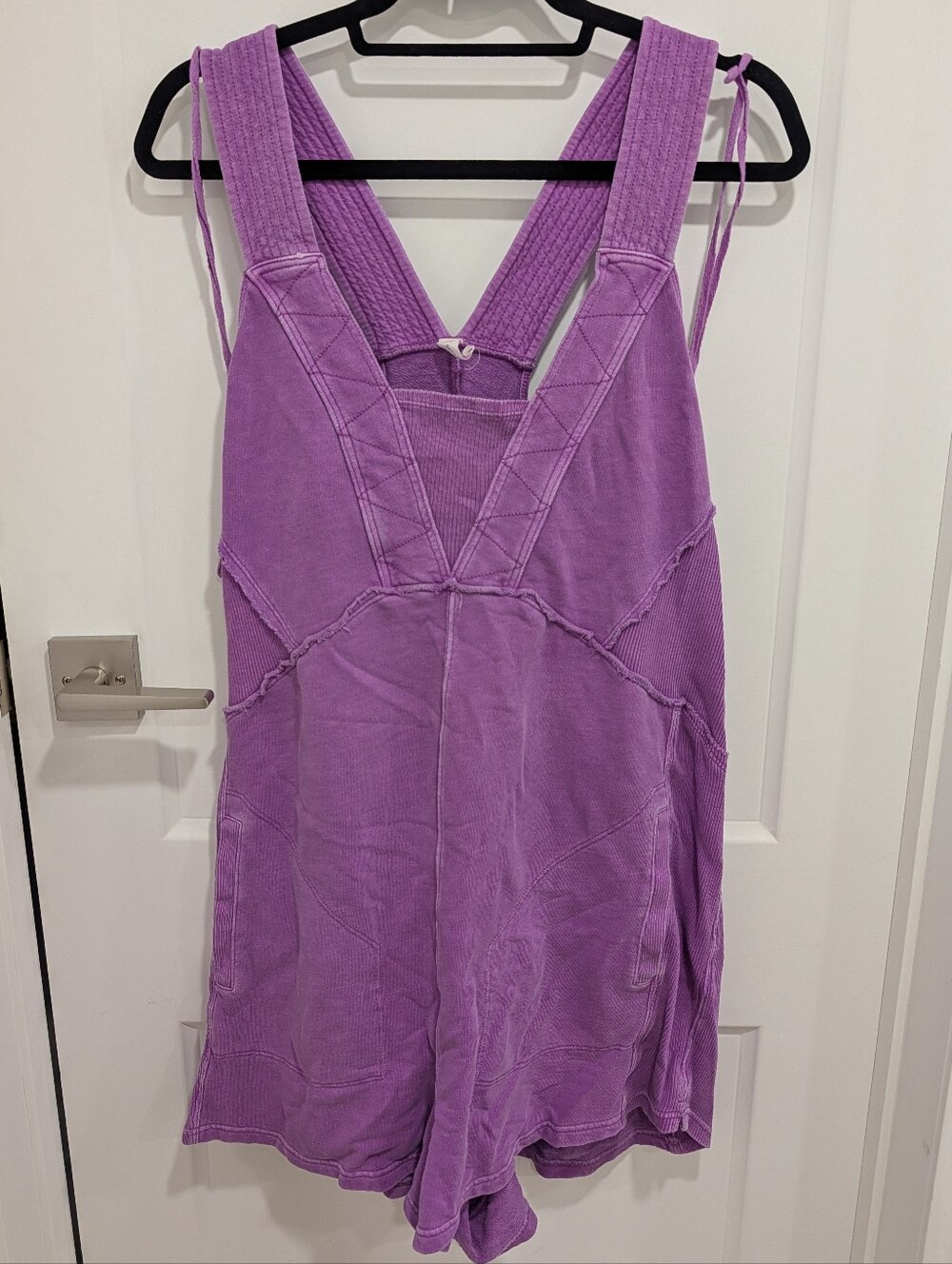 Daily Practice Lavender Ribbed Romper